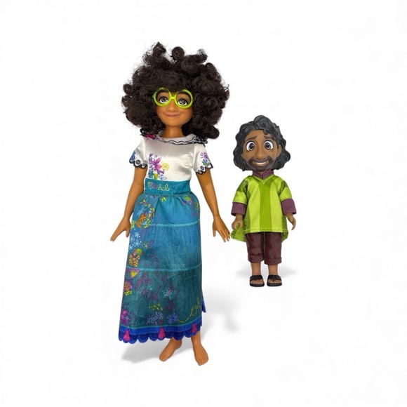 Disney Other - Disney Mirabel and Bruno Dolls - Blue and Green